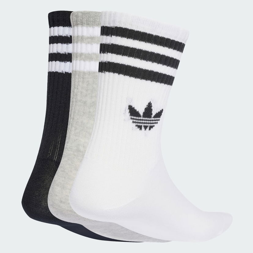 Čarape adidas Performance 3-Stripes Crew Socks - 3 Pairs Bijela | JV7403