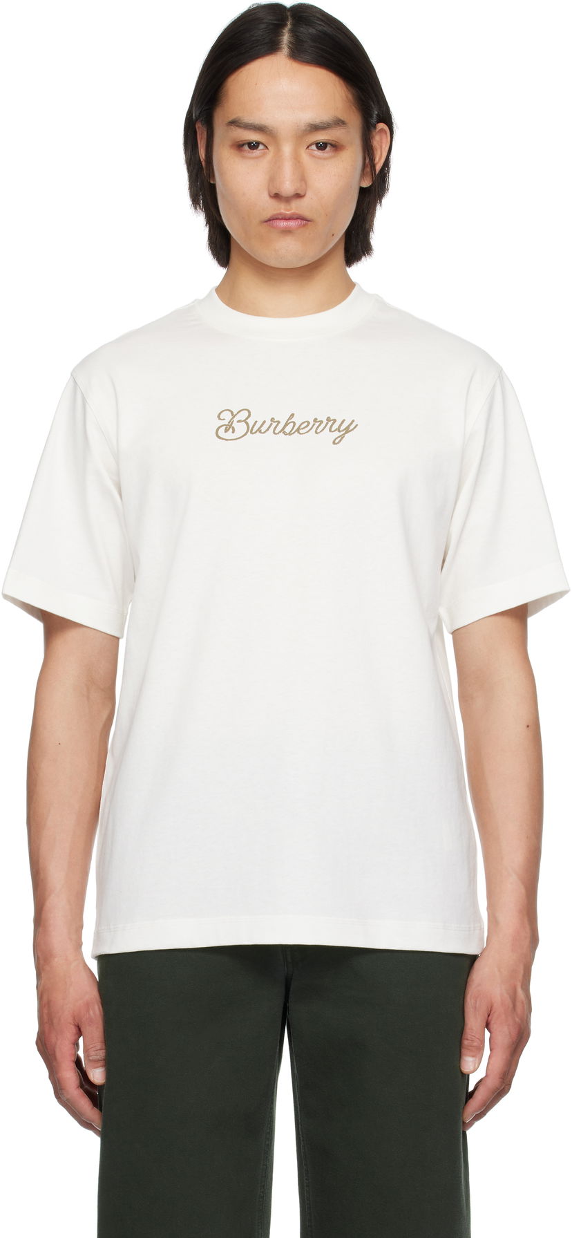Majica kratkih rukava Burberry Burberry Surfer Knight Cotton T-Shirt Bijela | 8109085