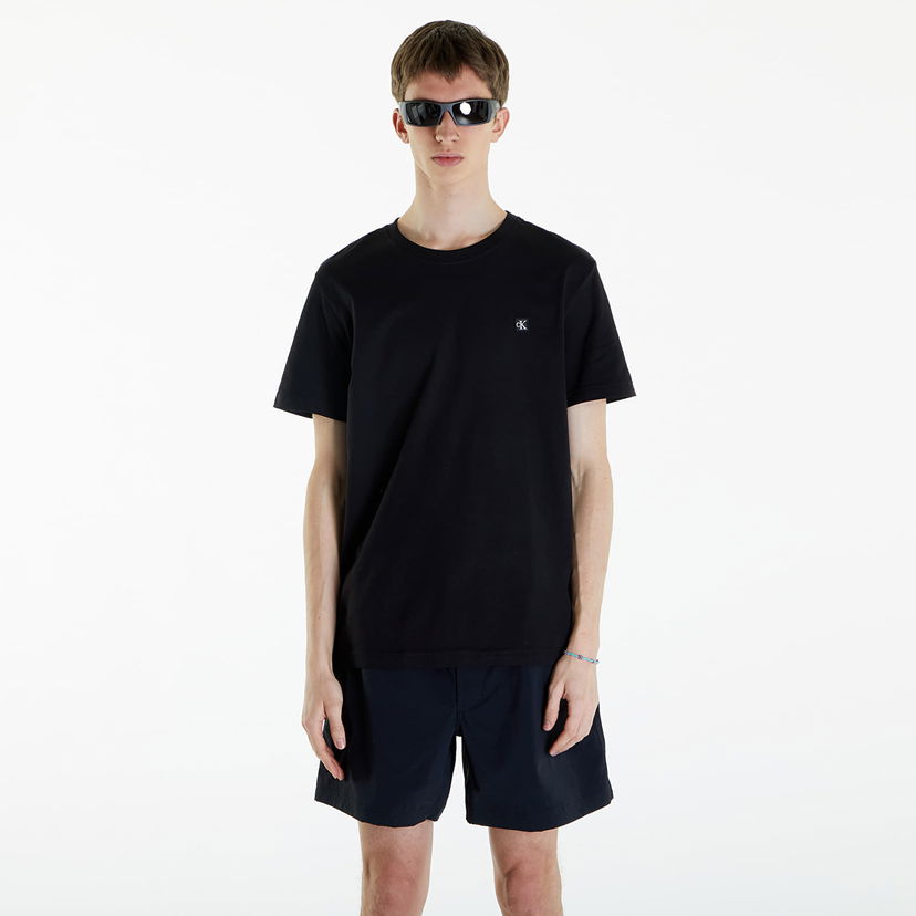 Majica kratkih rukava CALVIN KLEIN Embro Badge Tee Crna | J30J325268 BEH
