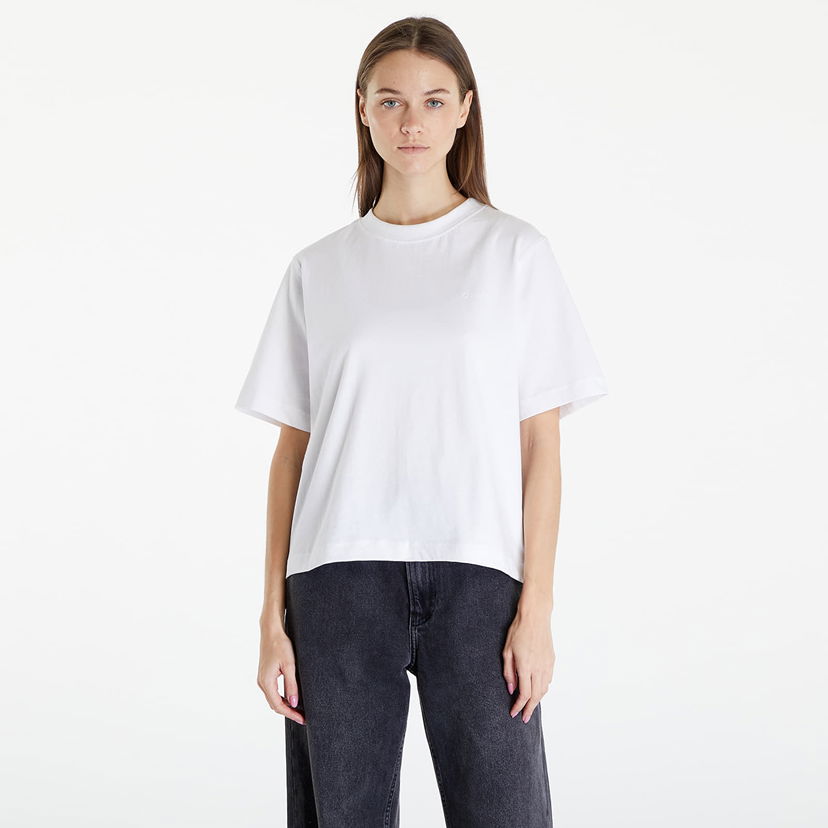 Majica kratkih rukava Queens Essential T-Shirt With Tonal Print White Bijela | QNS_002