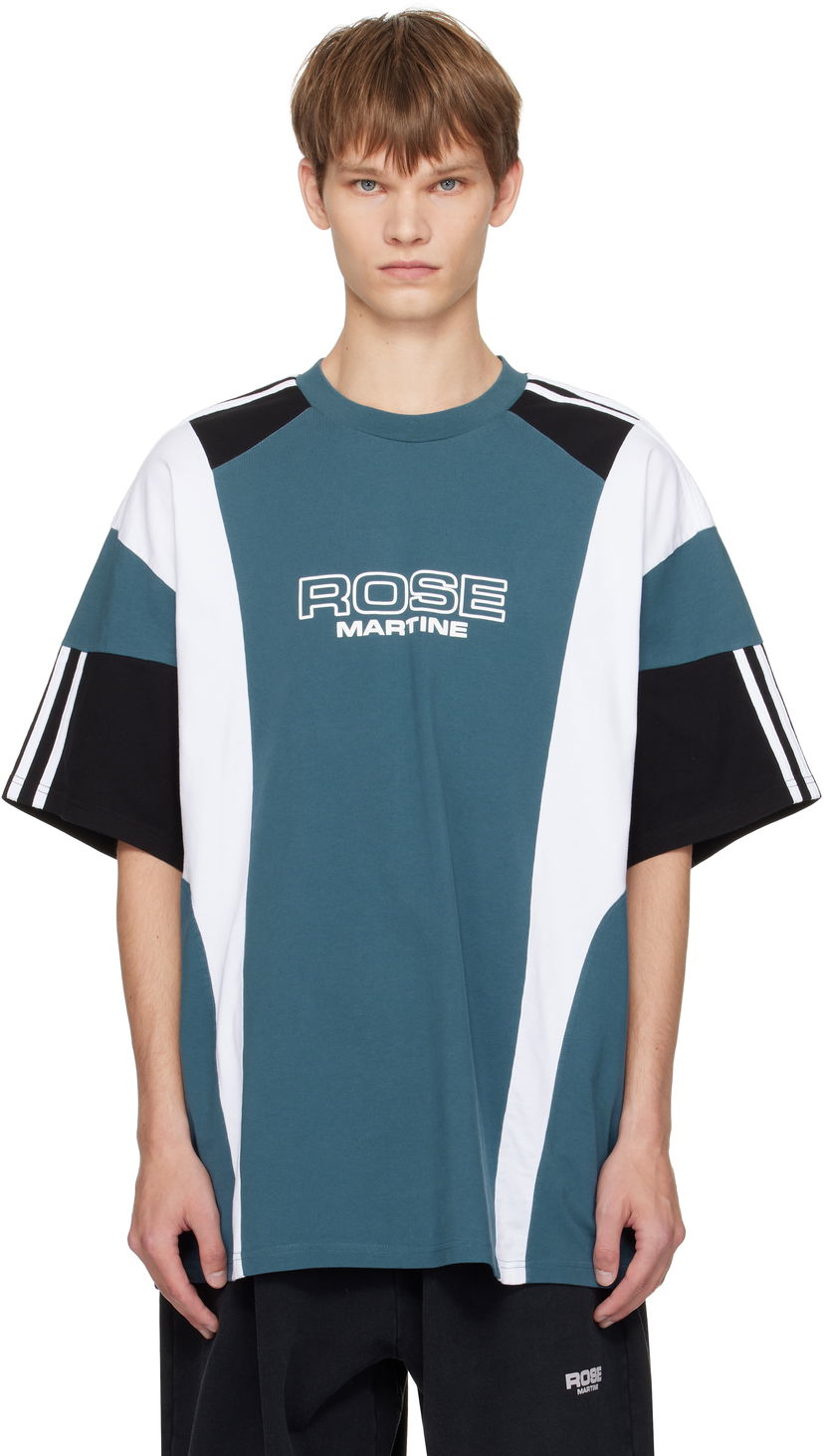 Majica kratkih rukava Martine Rose Martine Rose Oversized Panelled T-Shirt Tirkiz | 630JE01529D