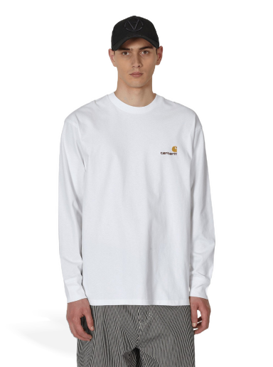 Majica kratkih rukava Carhartt WIP American Script Bijela | I029955 02XX