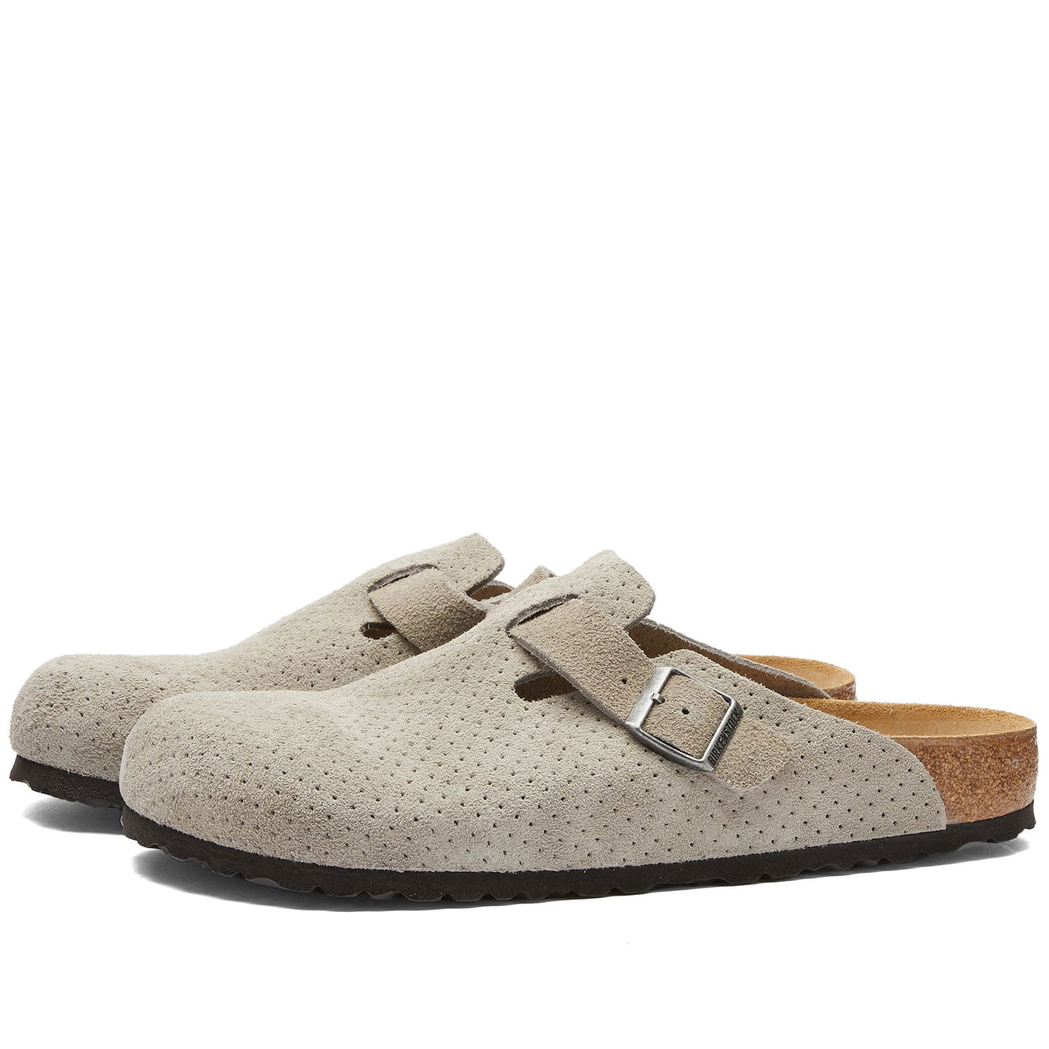 Tenisice i cipele Birkenstock Boston Stone Coin Embossed Dots Siva | 1027040, 0