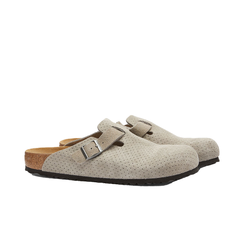Tenisice i cipele Birkenstock Boston Stone Coin Embossed Dots Siva | 1027040