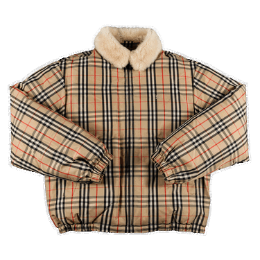 Jakna Supreme Burberry x Shearling Collar Down Puffer Jacket Bež | SS22J33 BEIGE, 0