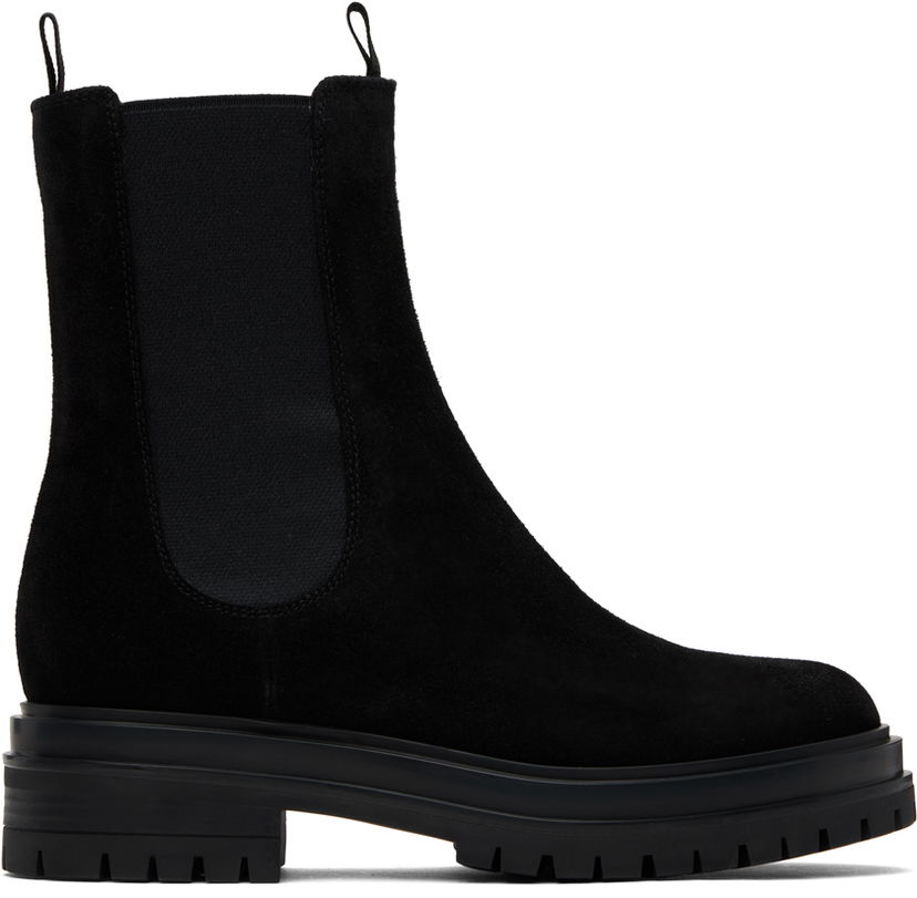 Tenisice i cipele Gianvito Rossi Suede Chelsea Boots Crna | G73462-20GOM-SUE