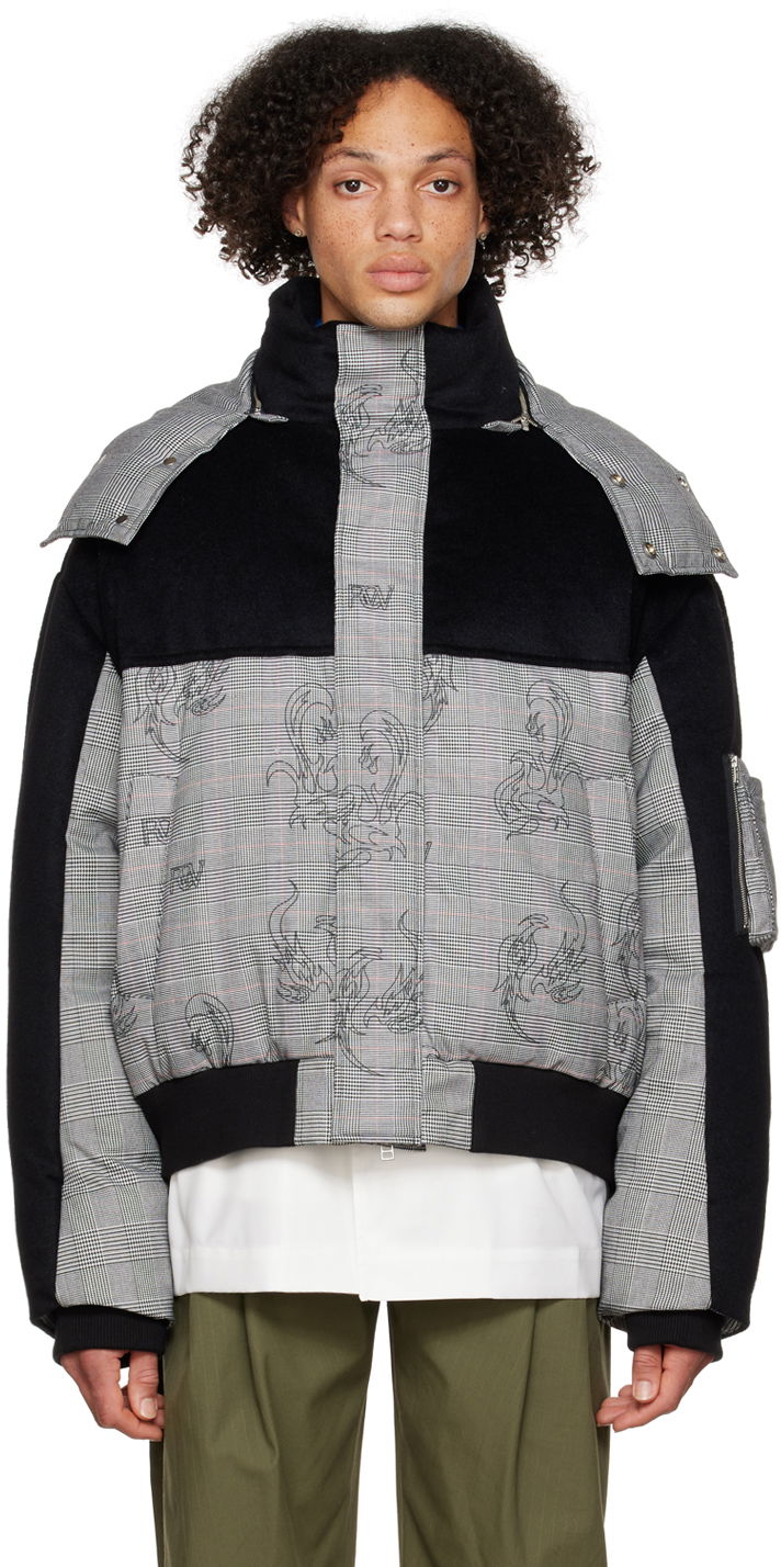 Pernata jakna Feng Chen Wang Feng Chen Wang Houndstooth Down Jacket Višebojno | FUF14JK08