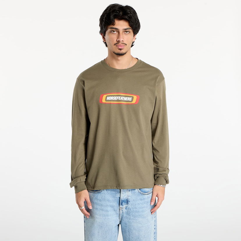Majica kratkih rukava Horsefeathers Long Sleeve T-Shirt Raceway Zelena | SM1393C