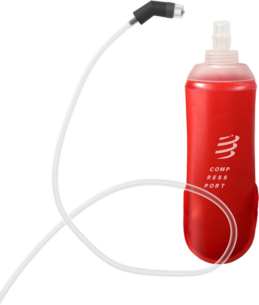 Boca za piće Compressport ErgoFlask 500ml Hydration Flask with Tube Crvena | xbpu976300500ml