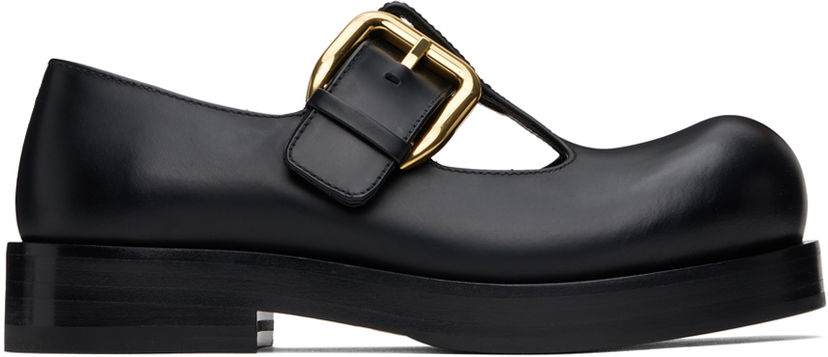 Odjeća Bottega Veneta Bottega Veneta Helium Mary-Jane Loafers Crna | 788920 V00H0