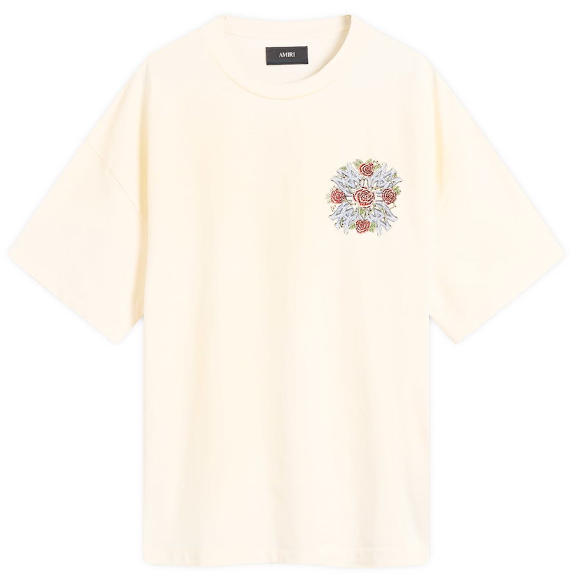 Majica kratkih rukava AMIRI Men's Out For Trouble T-Shirt, Size Large Bež | AMJYTE1263-IV