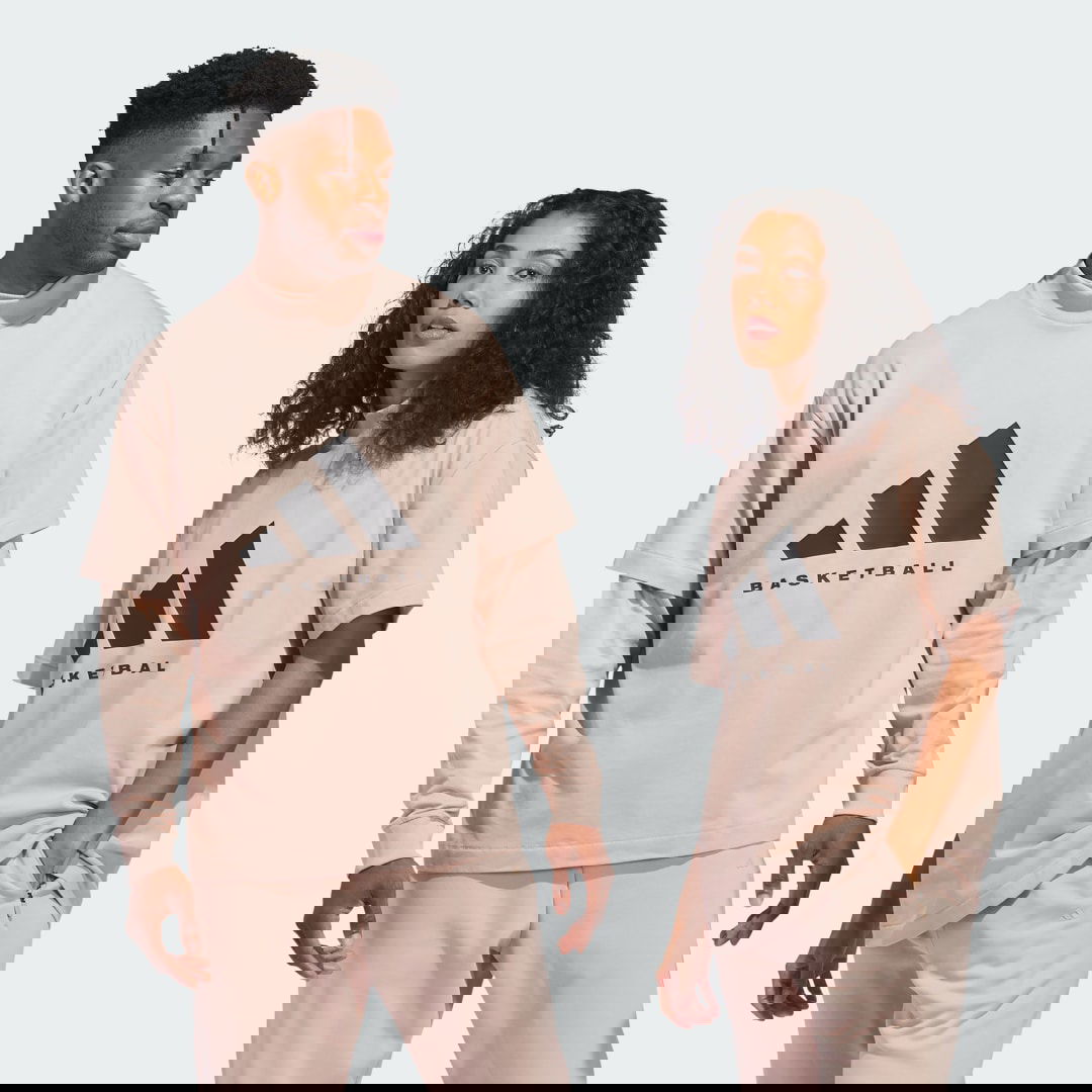 Majica kratkih rukava adidas Performance Basketball Bež | IT4509, 0