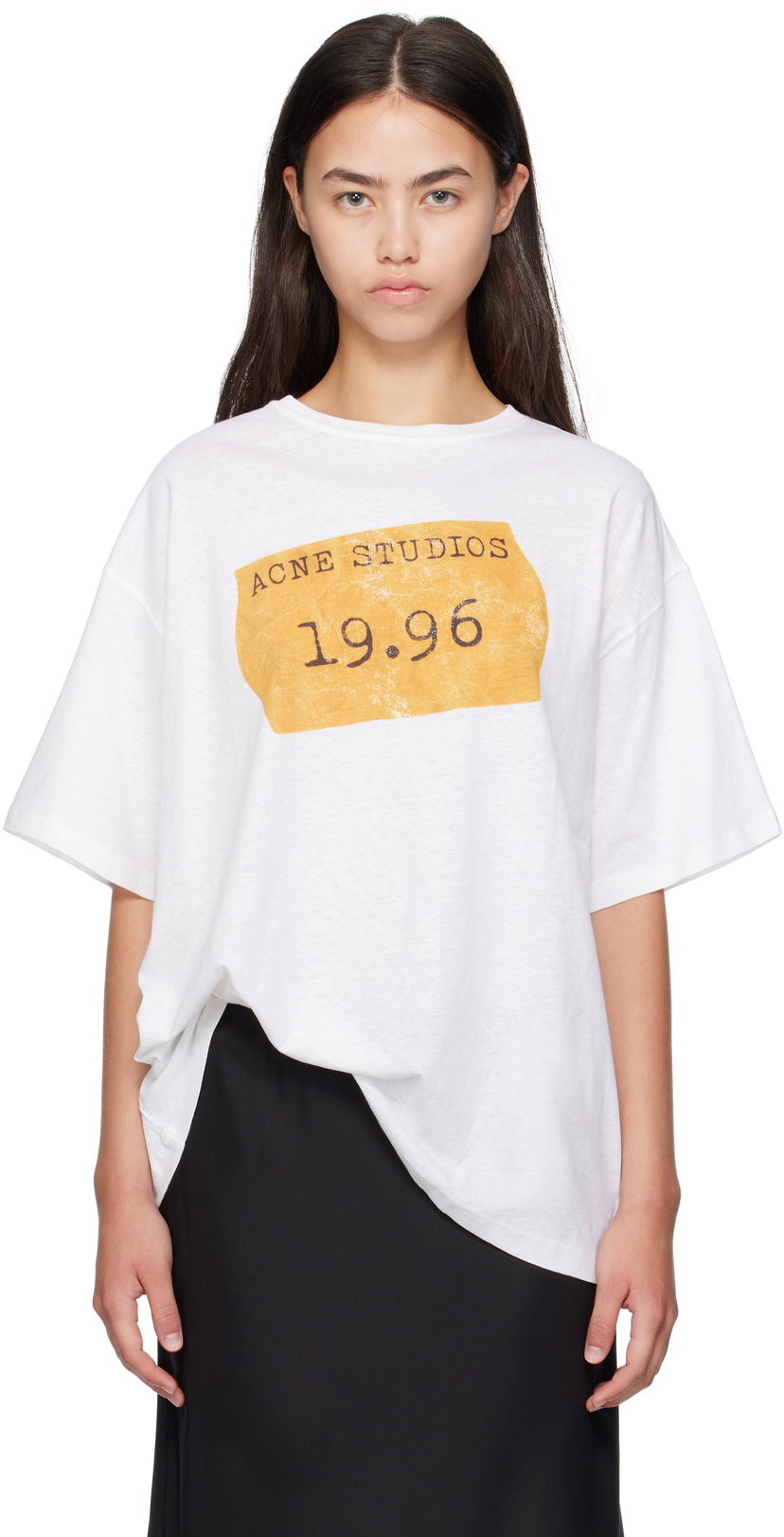 Majica kratkih rukava Acne Studios Acne Studios 1996 Logo T-Shirt Bijela | CL0355-