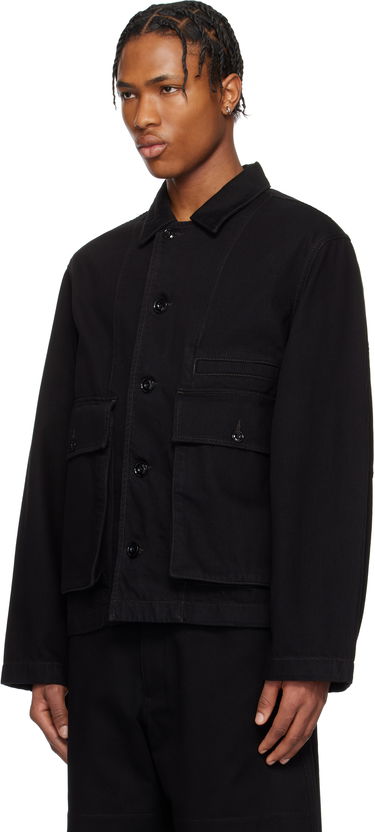 Jakna LEMAIRE Lemaire Boxy Denim Jacket Crna | OW306 LD1031, 3