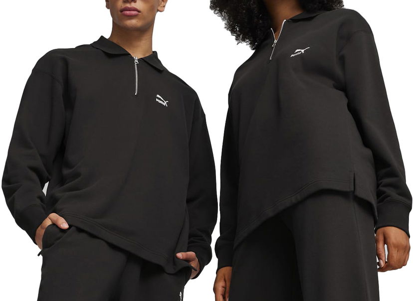 Dukserice Puma Better Classics Polo Crew Sweatshirt F01 Crna | 624251-01