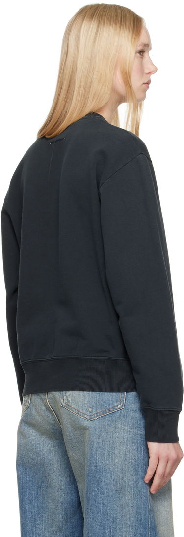 Džemper Maison Margiela MM6 Maison Margiela Unbrushed Jersey Sweatshirt Crna | S62GU0139 M25004, 2