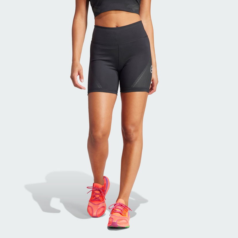 Kratke hlače adidas Performance adidas adidas by Stella McCartney adidas by Stella McCartney TruePace Running Short Leggings Crna | IQ4510