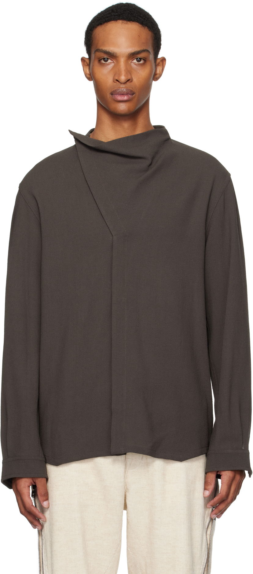 Košulja Rick Owens Rick Owens Concordians Island Shirt Siva | RU02E1299 WA