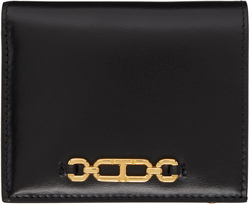 Novčanik Tom Ford Tom Ford Palmellato-Effect Compact Leather Wallet Crna | S0485-LCL056X