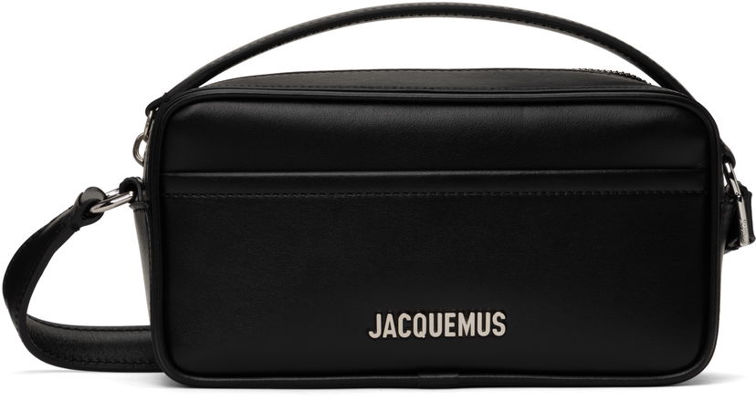 Torba za rame Jacquemus Jacquemus 'The Baneto' Shoulder Bag Crna | 25E255BA425-3000