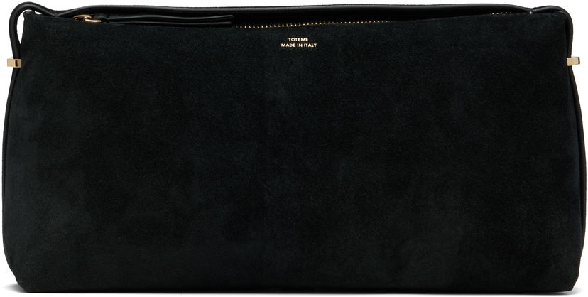 Ručna torbica TOTEME Belted Suede Clutch Crna | 253-WAL0093-LE0004
