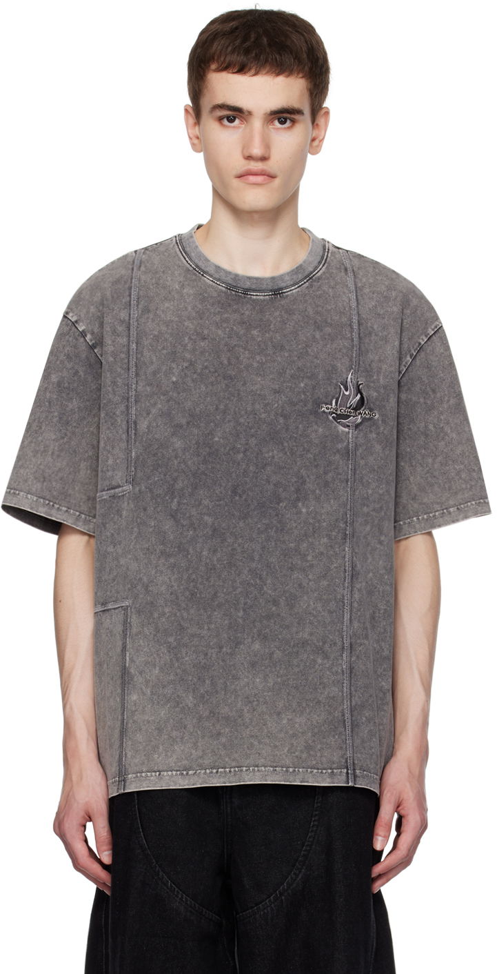 Majica kratkih rukava Feng Chen Wang Feng Chen Wang Faded T-Shirt Siva | FMF16TS02