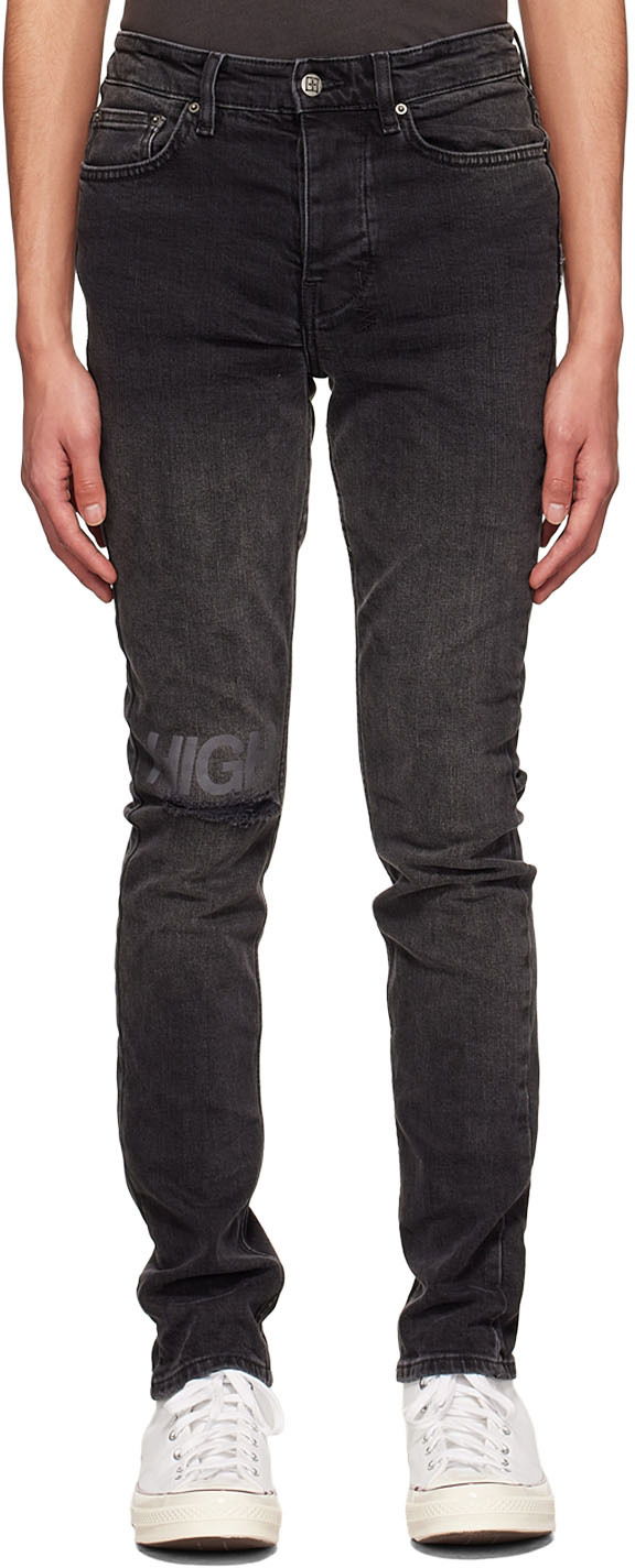Jeans Ksubi Ksubi Chitch Krow High Jeans Crna | 5000007235