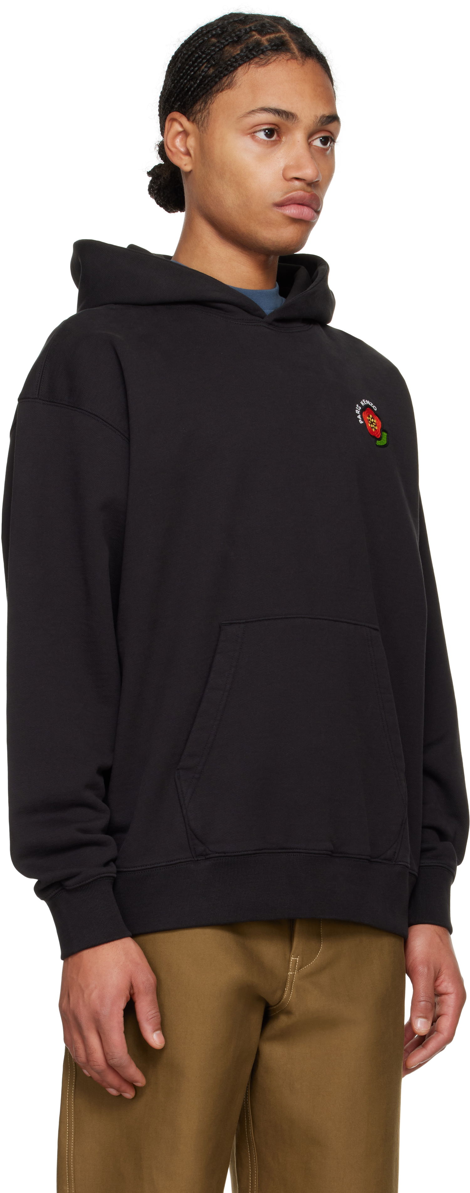 Dukserice KENZO Embroidered 'Pop' Oversized Hoodie Crna | FF55SW2754MC, 1