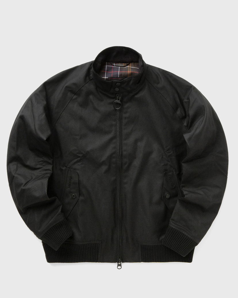 Bomber jakna Barbour Porton Wax Bomber Jacket Crna | MWX2237BK11