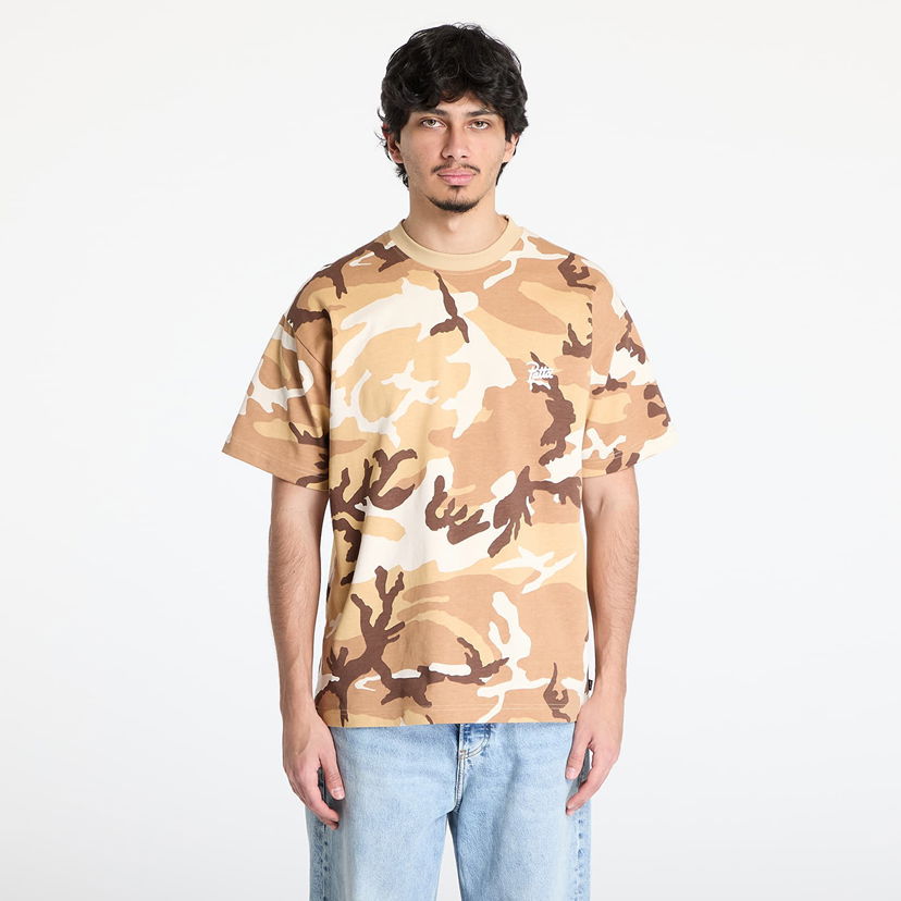 Majica kratkih rukava Patta Patta Bark Woodland Camo T-Shirt Bež | POC-SS25-1000-290-0016-193