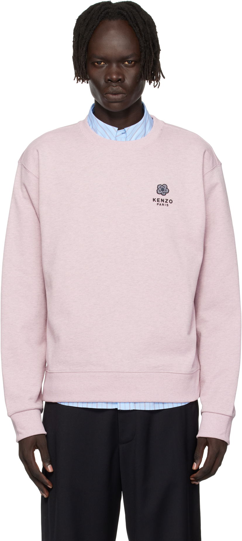 Dukserice KENZO Kenzo Paris 'Boke Flower' Embroidered Sweatshirt Ružičasta | FF65SW2544MC