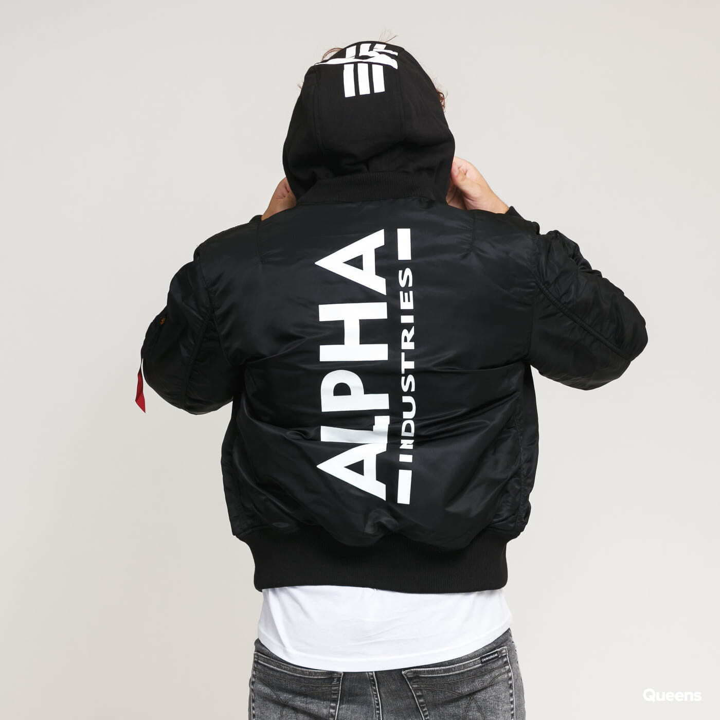 Jakna Alpha Industries Jacket MA - 1 ZH Back Print Black Crna | 128113 95, 1