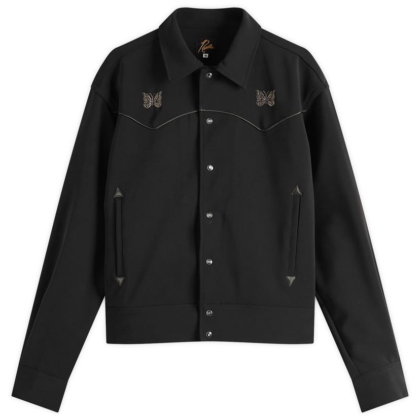 Jakna Needles Needles Piping Cowboy Jacket, Size Large Crna | QV217-C