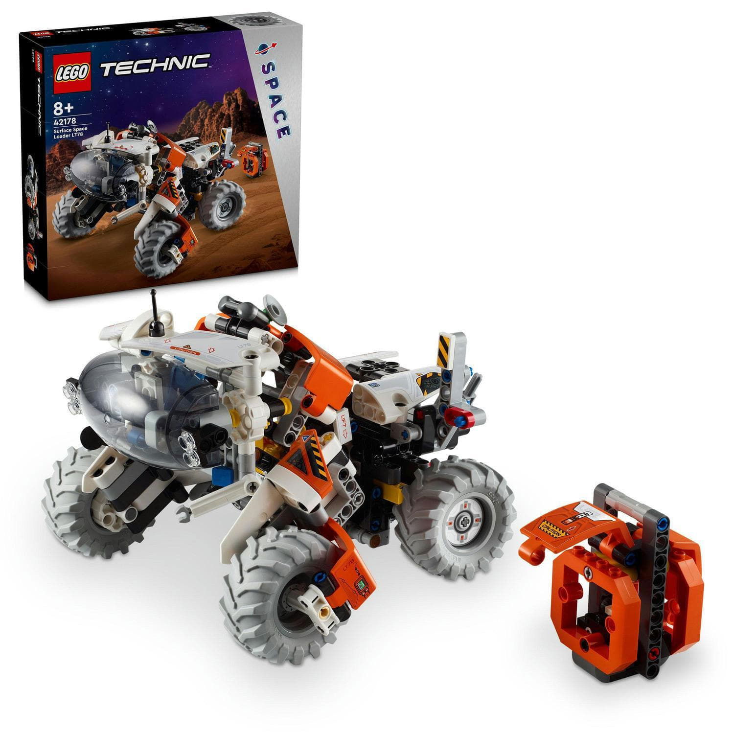 Kolekcionarsko LEGO Technic 42178 Surface Space Loader LT78 Višebojno | 42178LEG, 0
