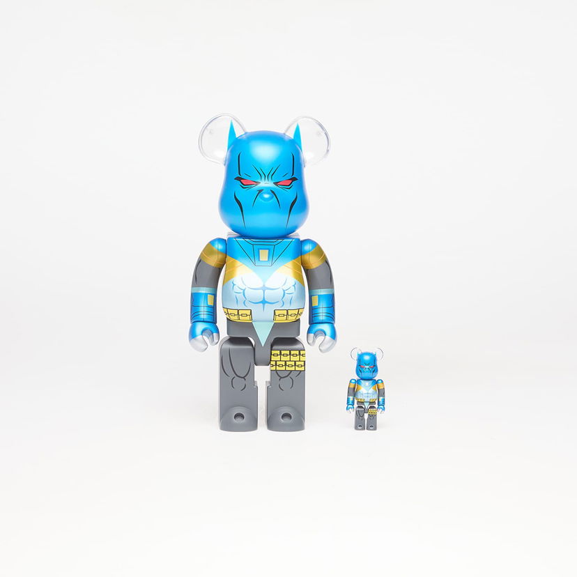 Kolekcionarsko Medicom Toy BE@RBRICK Knightfall Batman Figure 100% & 400% Set Plava | 4530956618760