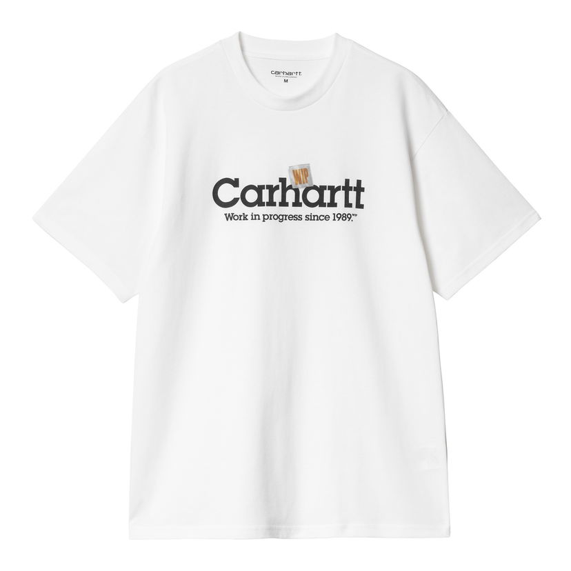 Majica kratkih rukava Carhartt WIP Script Label Short Sleeve T-Shirt Bijela | I034421_9