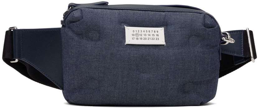 Torba oko struka Maison Margiela Glam Slam Sport On Body Pouch Tamnoplava | SB2WG0011 P6753
