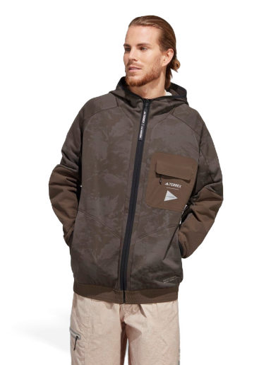 Jakna adidas Performance Terrex x and wander Fleece Jacket Smeđa | HR7140