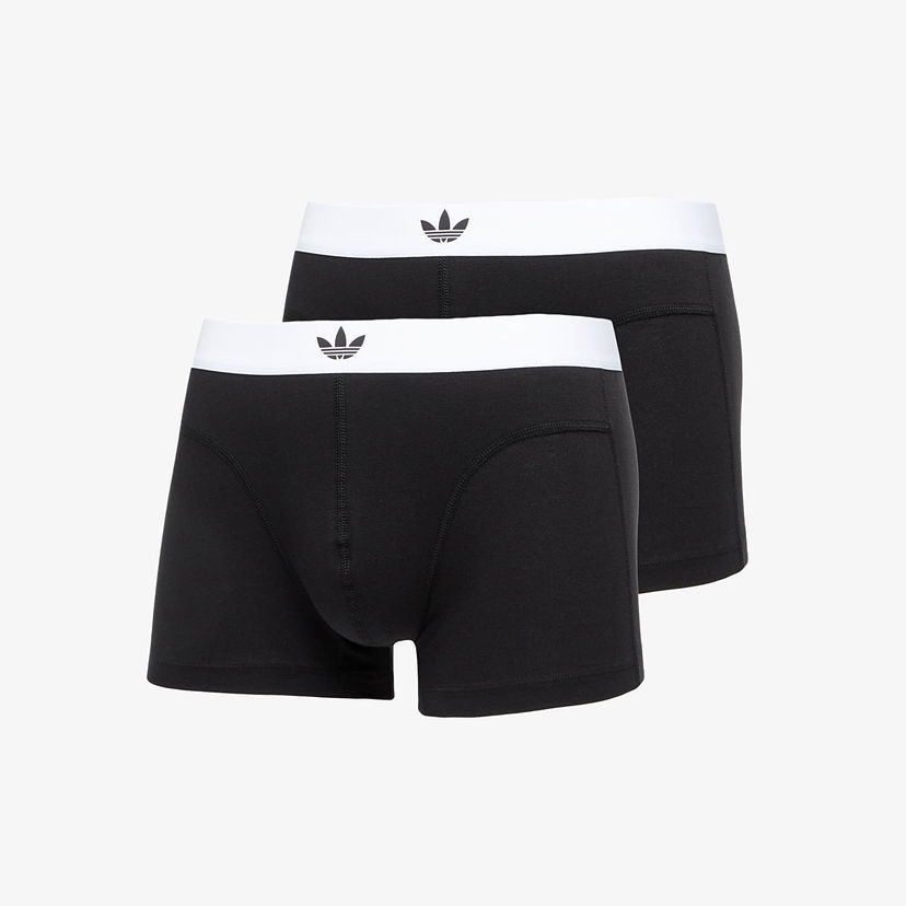 Bokserice adidas Originals adidas Comfort Flex Cotton Body Lines Trunk 2-Pack Crna | 4AR005-000