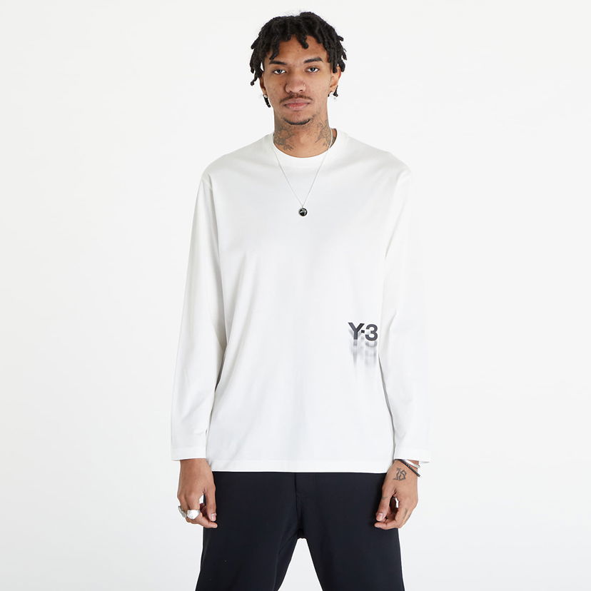 Majica kratkih rukava Y-3 Graphic Long Sleeve Tee UNISEX Off White Bijela | IZ3121