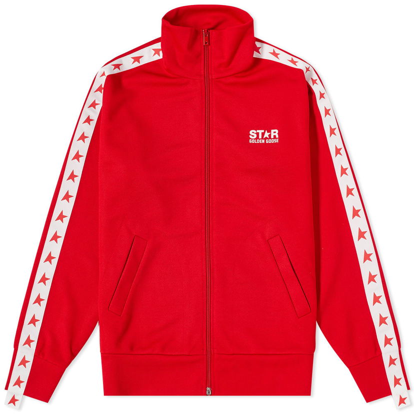 Jakna Golden Goose Golden Goose Star Zip Track Jacket Crvena | GWP00875-P000520-40380