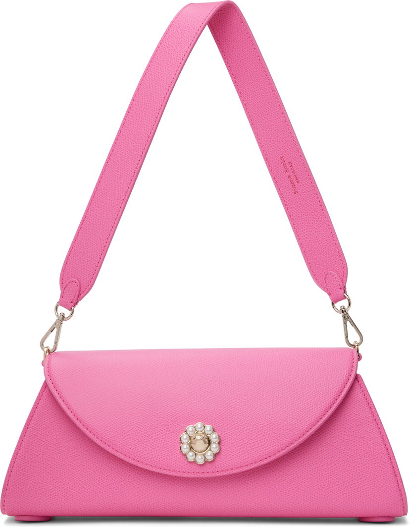 Torba za rame Simone Rocha Simone Rocha Long Pochette Valentine Bag Ružičasta | BAG190 0787