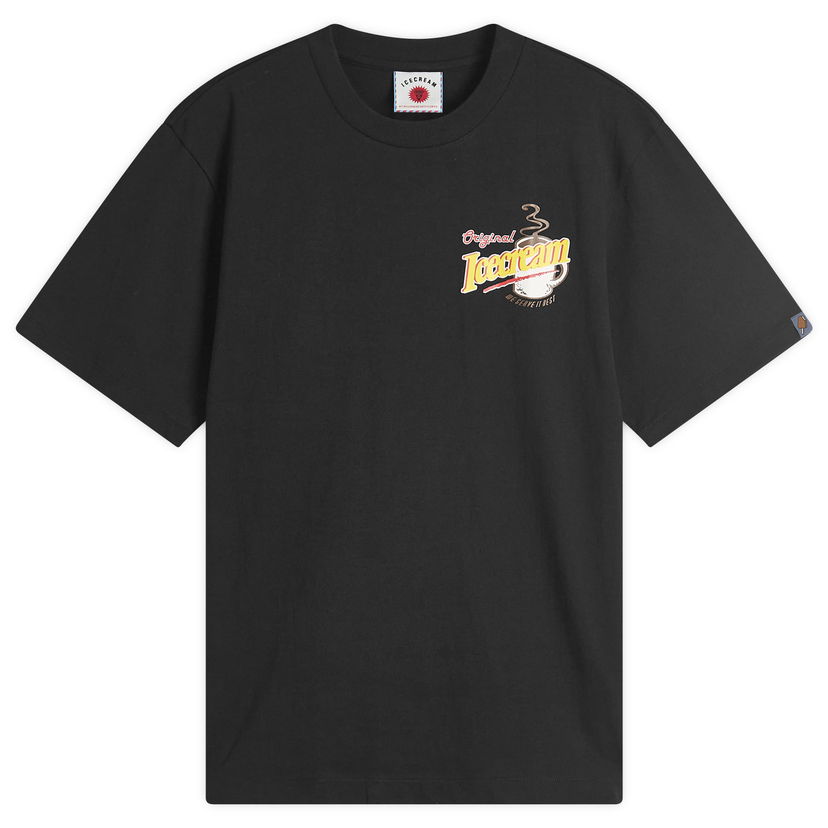 Majica kratkih rukava BBC IceCream ICECREAM Diner Coffee Graphic Tee, Size Large Crna | IC25251-BLK