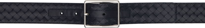 Pojasevi Bottega Veneta Bottega Veneta Intrecciato Piccolo Leather Belt Tamnoplava | 796783V4LQ14028