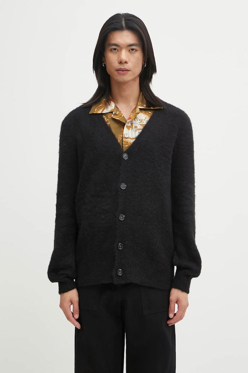 Džemper A.P.C. A.P.C. Davis Cardigan Crna | WPABE.M22330