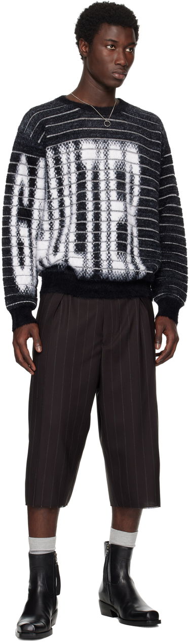 Džemper Jean Paul Gaultier Jean Paul Gaultier Jacquard 'Gaultier' Sweater Crna | 25/03-W-PO013-K004-0001, 3