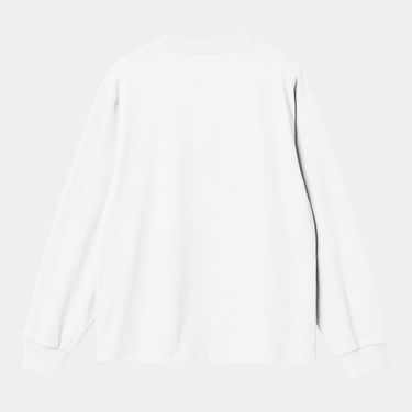 Majica kratkih rukava Carhartt WIP Long Sleeve American Script T-Shirt Bijela | I035466_5, 2