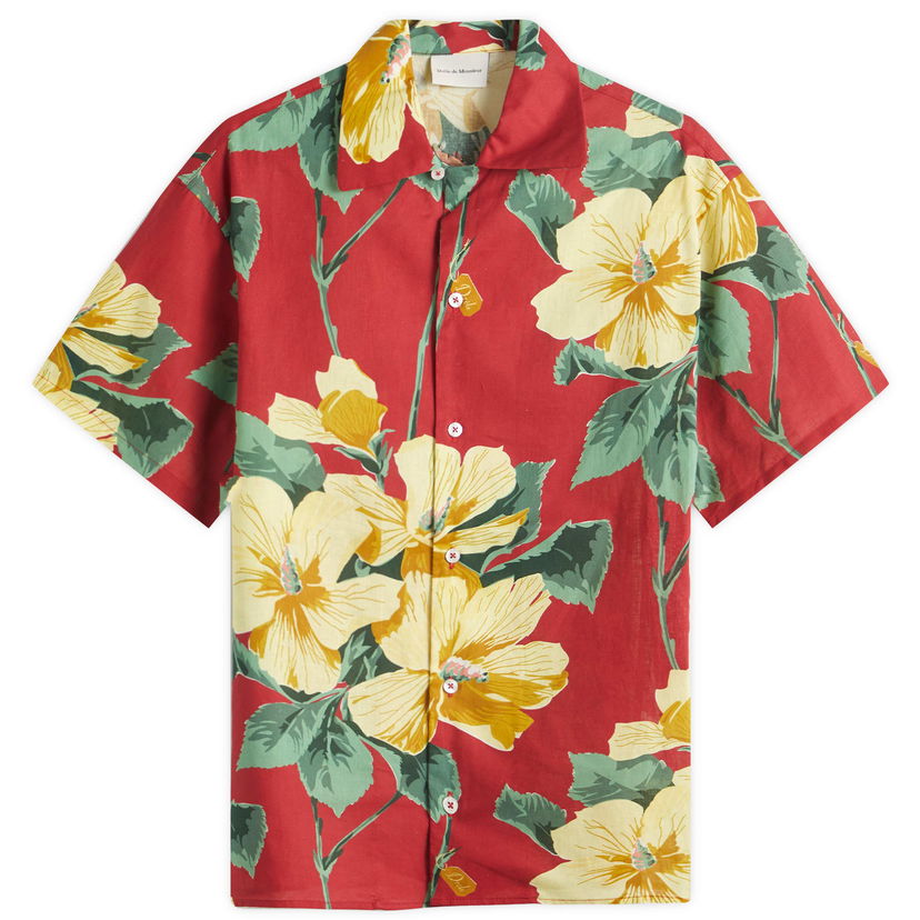 Košulja Drôle de Monsieur Drole de Monsieur Luciano Floral Print Shirt Crvena | G-SH202-LI005-RD