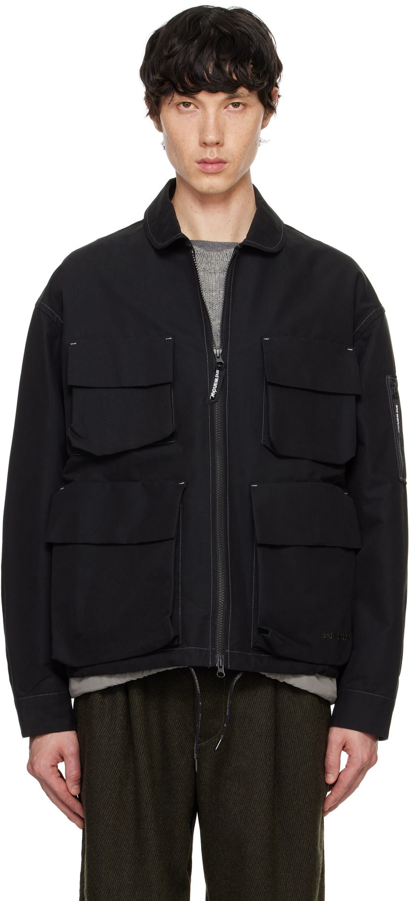 Jakna and wander Twill Field Jacket Crna | 5744281138