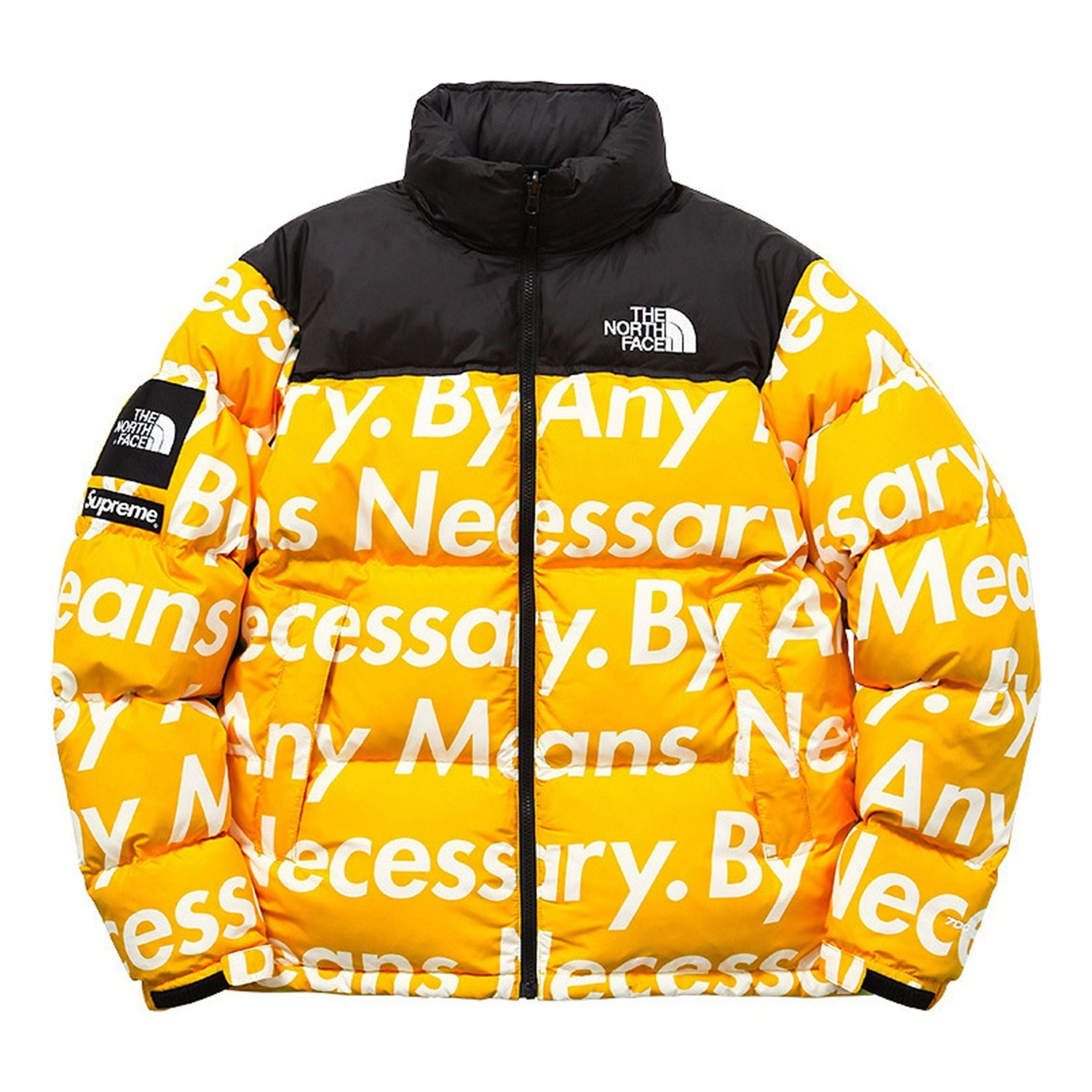 Pernata jakna Supreme FW15 North Face By Any Means Nuptse Jacket Žuta | SUP-FW15-622, 0